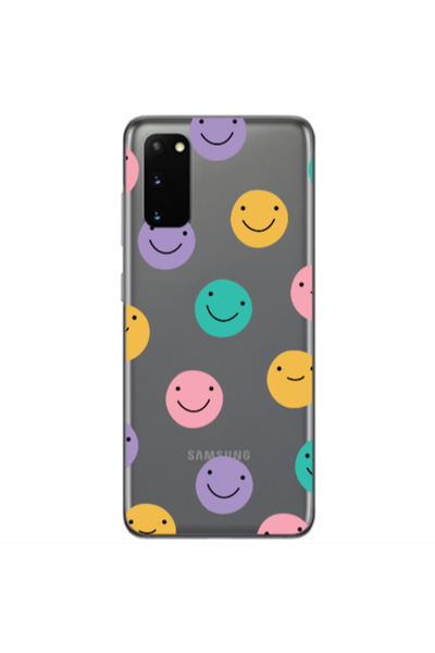 Other Samsung S20 Colorful smiles Transparent Silicone TPU Θήκη