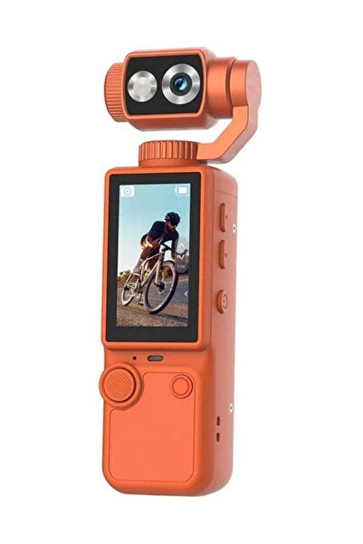Generic 4K Ultra HD Gimbal Camera, 180° Adjustable, 2-inch IPS Display, Ideal...