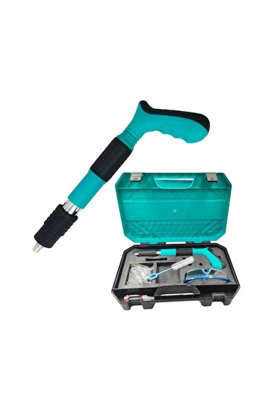 Trendily Kit pistol de bătut cuie manual pentru fixare pereți/niște, lungime ...