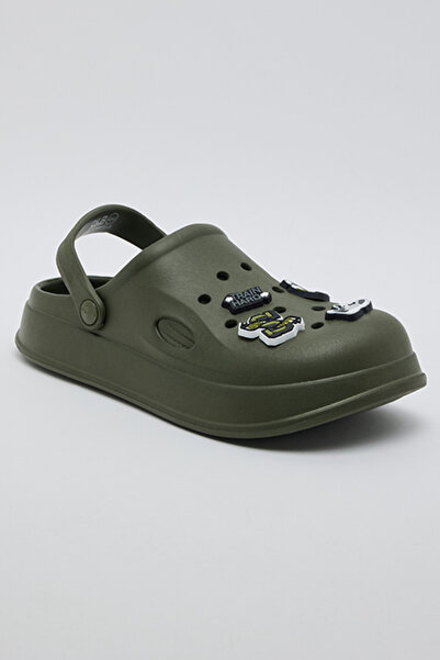 R&B Charm Detail Slingback Clogs