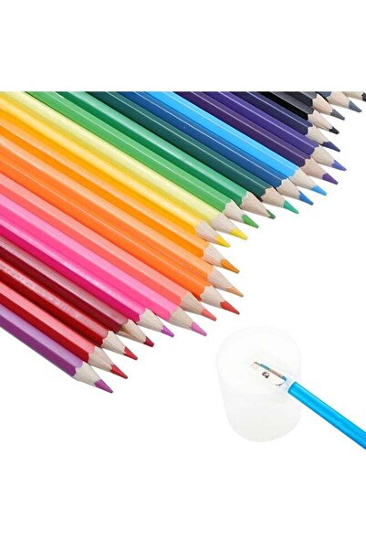 Duravel Coloured Pencils Set of 48, Pre-Sharpened with Sharpener, for Drawing...