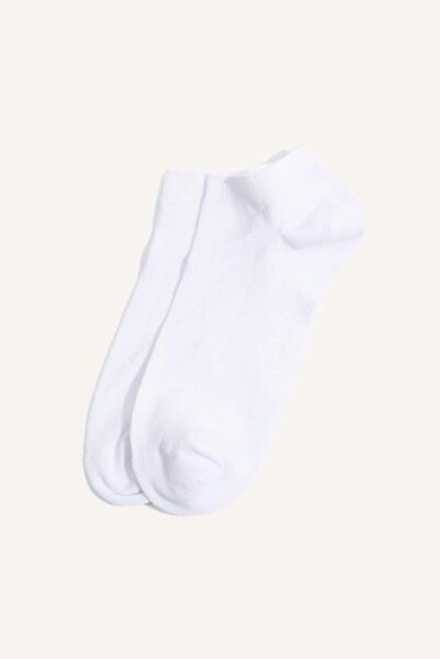 DeFacto Men's Seamless 2-Piece Modal Booties Socks H5106Axns