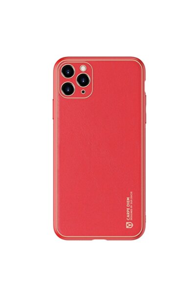 Dux Ducis Yolo Series Δερμάτινη θήκη για iPhone 11 Pro Max (Κόκκινο)
