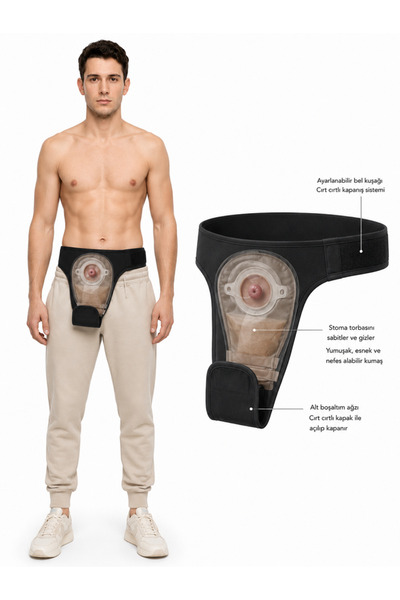 Cure ComfortCURE StomaSecure™ Ostomi Destek Kemeri