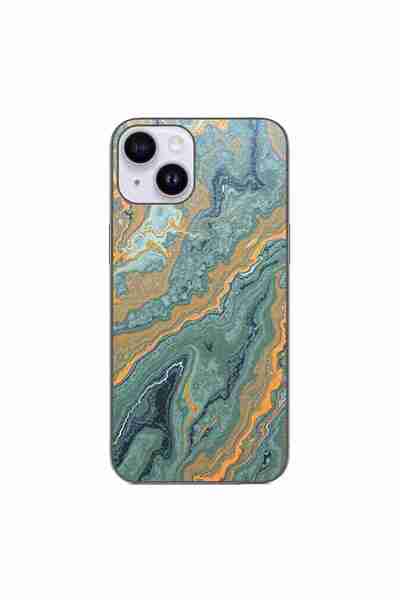 OEM Husa compatibila cu Apple iPhone 14 Silicon Gel Tpu Model Forest Flame Ma...