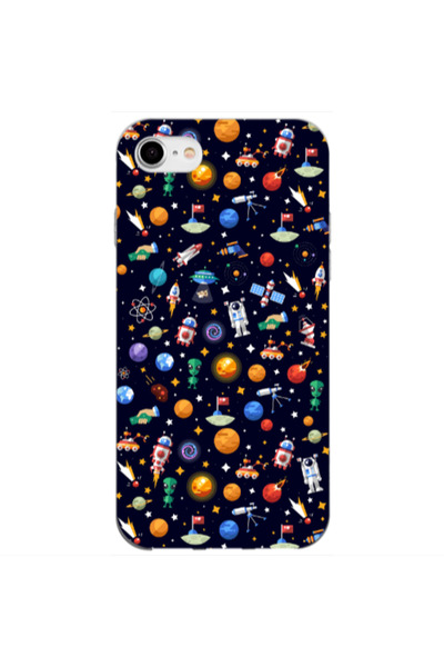 Other Apple iPhone 7 Small planets Transparent Silicone TPU Θήκη