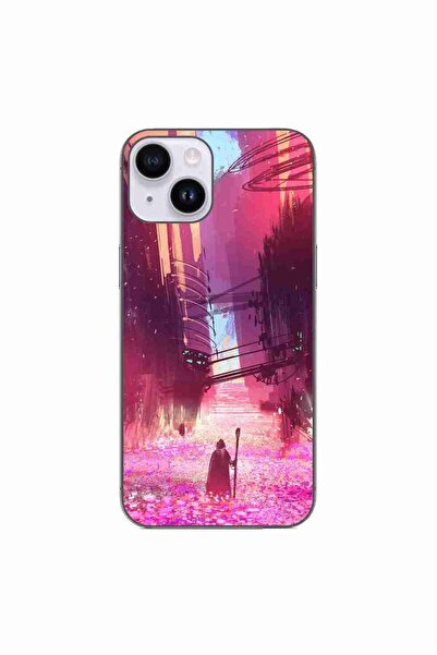 OEM Case compatible with Apple iPhone 15 Silicone Gel Tpu Fantasy Wizard Pattern