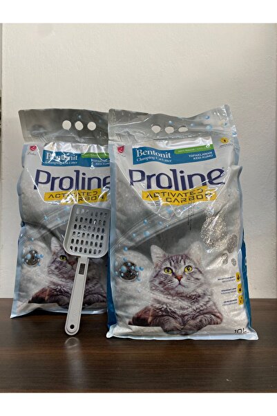 Proline Aktif Karbonlu Bentonit Kedi Kumu 20 Litre-Kürek Hediyeli