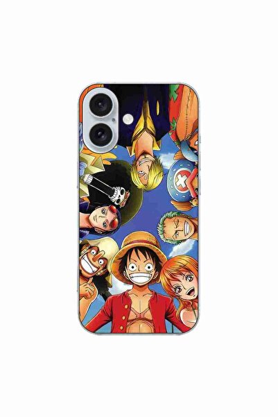 OEM Husa compatibila cu Apple iPhone 16 Silicon Gel Tpu Model One Piece Crew