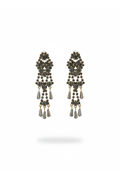 Bo Takı ve Aksesuar Pendant Earrings with Stones