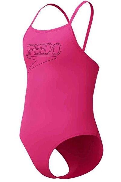 SPEEDO ENDURANCE PLUS LOGO KIZ ÇOCUK YÜZÜCÜ MAYOSU 8-A000207004