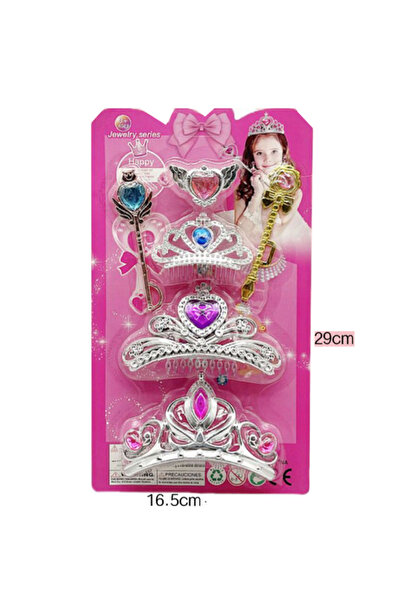 PlayFun Toy Crown Top Bottom Set Princess Accessories Interactive Gift for Girls