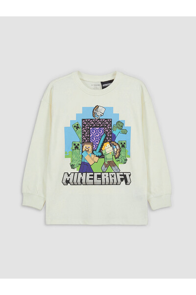 LC Waikiki NEVAVM Difference Minecraft majica za dečake sa printom
