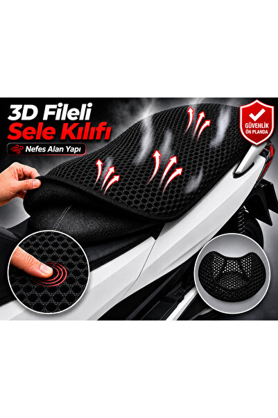 Vi Caro Husa scaun motocicletei Mondial 150 Mash Husa scaun cu plasa 3D Prote...
