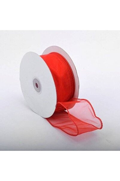 OEM Organza Ribbon With Wire Edge 5cm/22m Blue