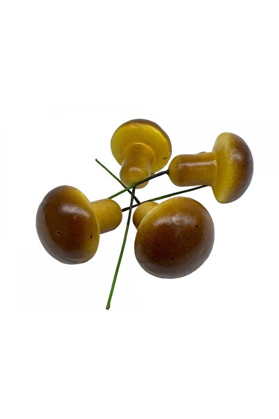 OEM Ornamente Din Plastic Ciuperci Maro 100/Set