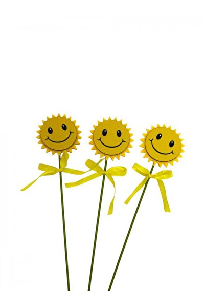 OEM Ornamente Din Fetru Si Lemn Soare 12/set