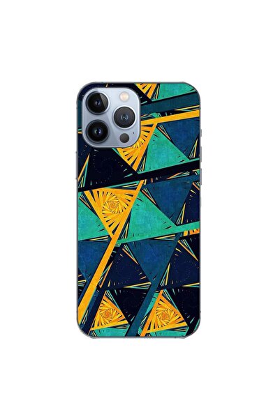 OEM Husa compatibila cu Apple iPhone 13 Pro Max Silicon Gel Tpu Model Abstrac...