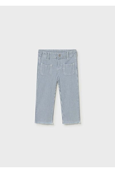 MAYORAL Baby Girl Striped Pants Blue