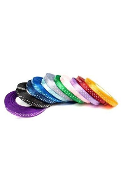 OEM Satin Ribbon Polka Dots 1 Cm Black