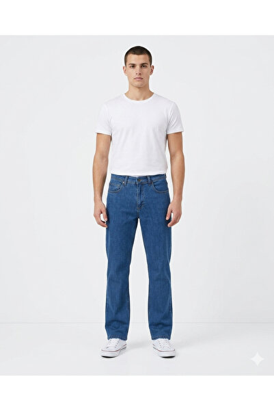 Ceza Denim Men's Wide Leg Classic Cut Lycra Jeans