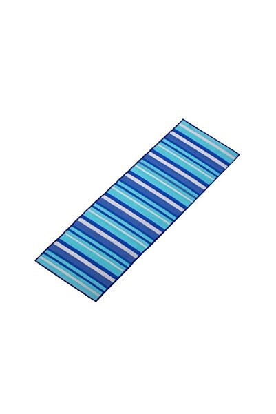 OEM Rogojină de Plajă din Plastic, Bleu-Alb-Turcoaz, 180 x 60 cm, Model de Vară