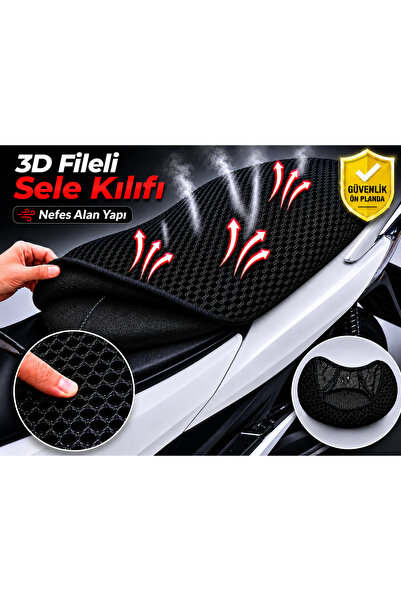Vi Caro Husă șa motocicletă Mondial 125 ZNU Husă șa din plasă 3D Protecție șa...