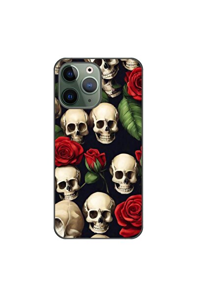 OEM Husa compatibila cu Apple iPhone 11 Pro Silicon Gel Tpu Model Skulls and ...