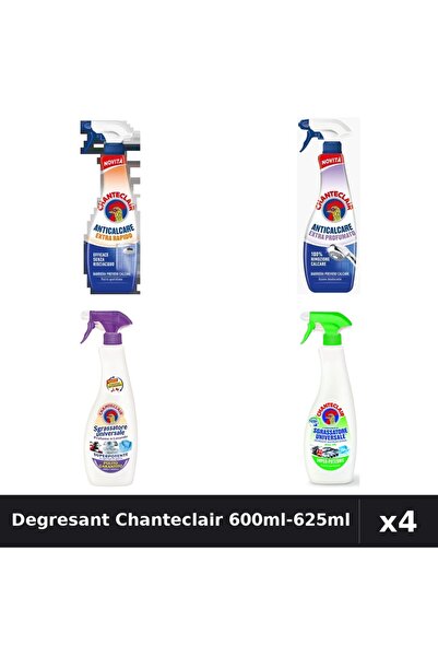 Chanteclair Set 4 Degresant Universal 600ml-625ml - Lavanda, Lamaie, Extra Ra...