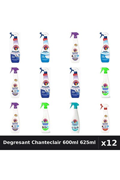 Chanteclair Set 12 Degresant Universal 600ml 625ml - 7 Arome, Anticalcar, Lav...