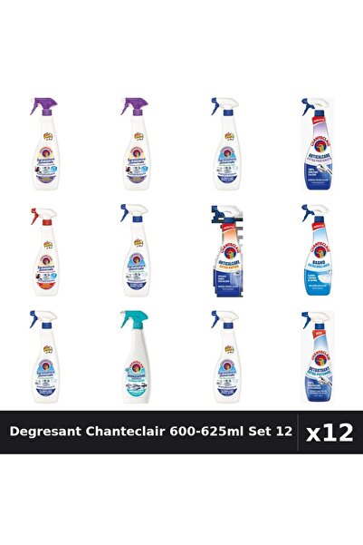 Chanteclair Set 12 Degresant Universal 600-625ml - Lavanda, Bicarbonat, Marsilia