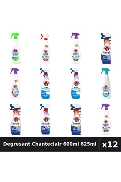 Chanteclair Set 12 Degresant Universal 600ml 625ml - 8 Arome, Anticalcar, Lav...