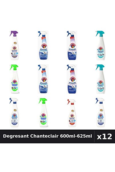 Chanteclair Set 12 Degresant Universal 600ml-625ml - 7 Arome, Anticalcar, Det...