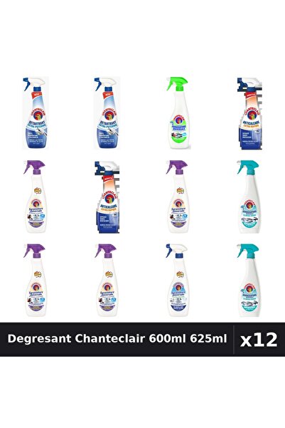 Chanteclair Set 12 Degresant Universal 600ml 625ml - Lavanda, Lamaie, Bicarbonat