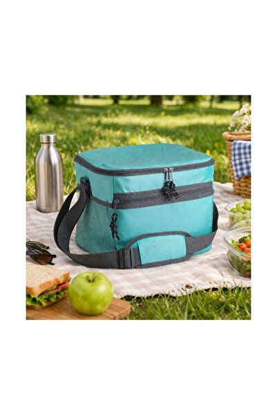 OEM Geanta Termica Turcoaz 27x23x23cm - 14L, Ideal pentru Utilizare Zilnică