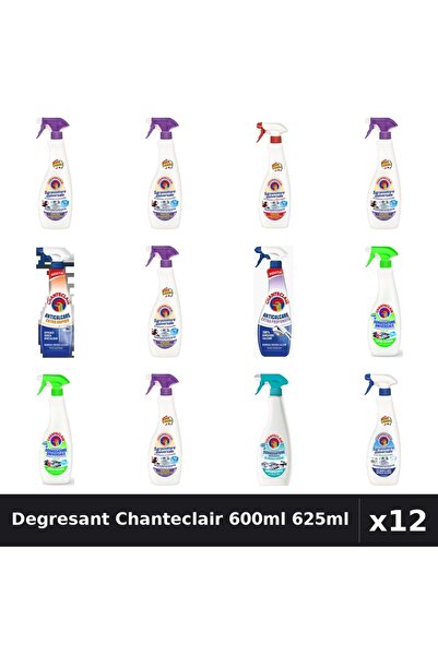 Chanteclair Set 12 Degresant Universal 600ml-625ml - 8 Arome Asortate, Curate...