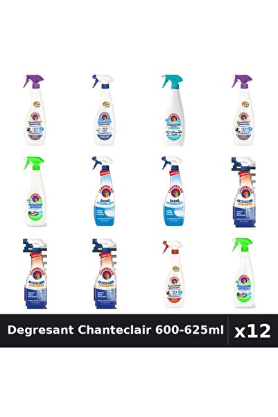 Chanteclair Set 12 Degresant Universal 600-625ml - 7 Arome, Anticalcar, Curat...