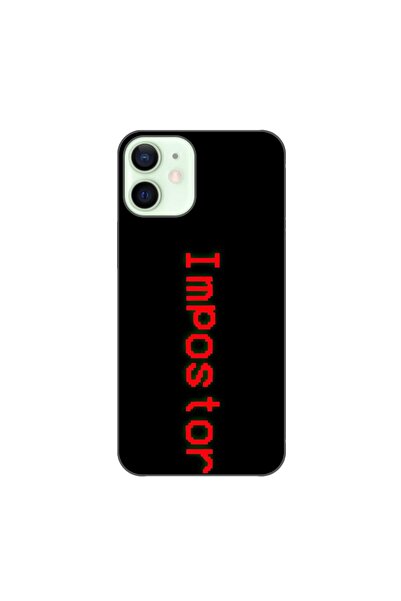 OEM Husa compatibila cu Apple iPhone 12 Mini Silicon Gel Tpu Model Among Us I...