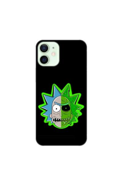 OEM Husa compatibila cu Apple iPhone 12 Mini Silicon Gel Tpu Model Rick And M...