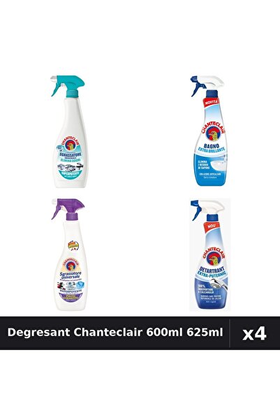 Chanteclair Set 4 Degresant Universal 600ml 625ml - Anti-Miros, Mosc Alb, Ext...