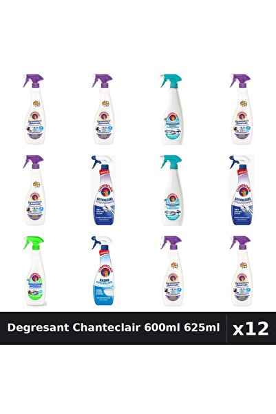 Chanteclair Set 12 Degresant Universal 600ml/625ml - Mosc, Lavanda, Lamaie, A...