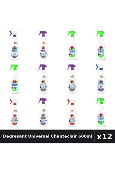 Chanteclair Set 12 Degresant Universal 600ml - 5 Arome Asortate - Bicarbonat,...