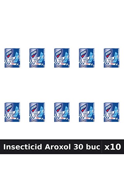 Aroxol Set 10 Pastile Anti-Insecte 30 buc - Protecție Casa Eficientă Împotriv...
