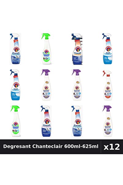 Chanteclair Set 12 Degresant Universal 600ml-625ml - Lamaie, Lavanda, Marsili...