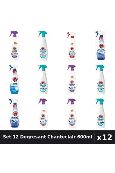 Chanteclair Set 12 Degresant Universal 600ml - Anti-Miros, Extra Puternic, Ex...