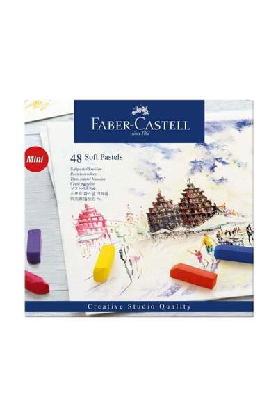 Faber Castell Goldfaber Creative Mini Soft Pastel 48'li Toz Pastel Boya Seti /