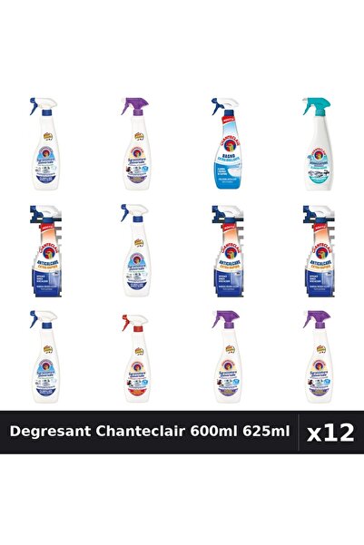 Chanteclair Set 12 Degresant Universal 600-625ml - 6 Arome, Bicarbonat, Lavan...