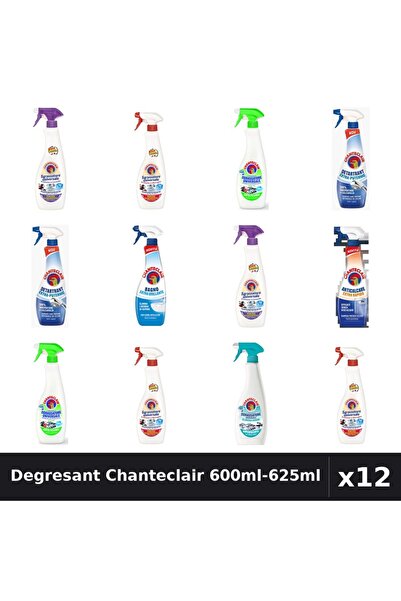 Chanteclair Set 12 Degresant Universal 600ml-625ml - Lavanda, Marsilia, Lămâi...