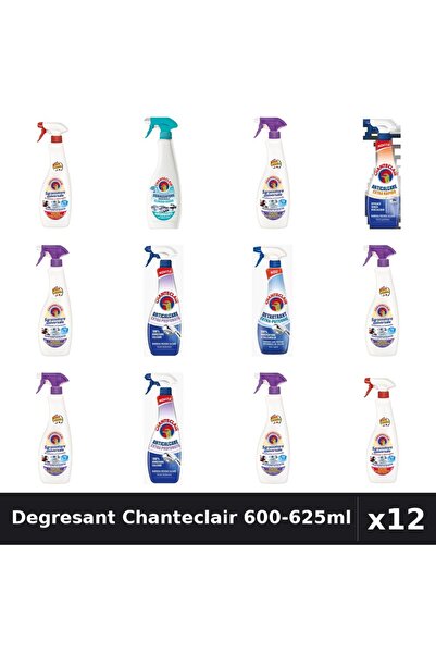 Chanteclair Set 12 Degresant Universal 600-625ml - Marsilia, Lavanda, Mosc, A...