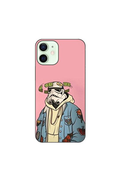 OEM Husa compatibila cu Apple iPhone 12 Mini Silicon Gel Tpu Model Trooper Money